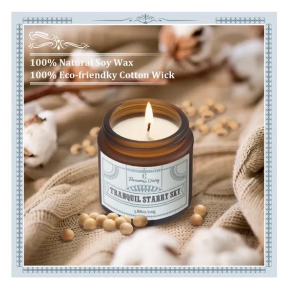 Set of 4 scented candles gift set - Picture 3 of 5